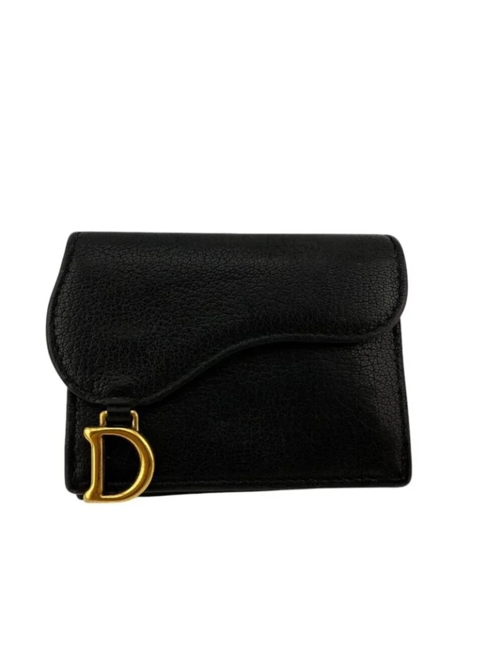 Dior Compact Wallet Saddle Trifold